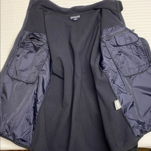 Lands End Jacket Fleece Cabincore Hiking Outdoors Fall Winter Black Size 14-16 - Picture 13 of 13
